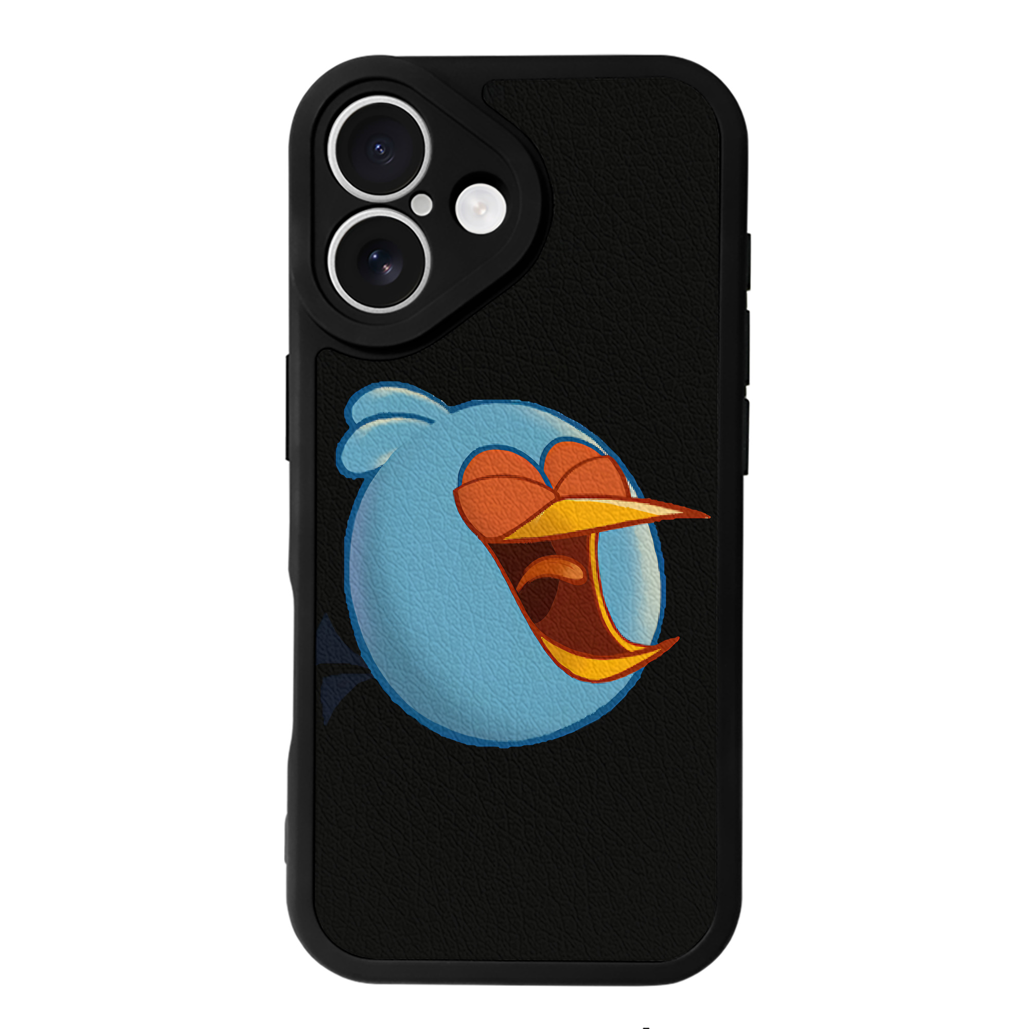 （画像用） Angry Birds アングリーバード 【iPhone 16シリーズ対応】シリコンスマホケース（レザー調） 材質：シリコン